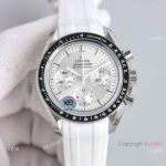 AAA Swiss Replica Omega Moonwatch Speedmaster Silver Chronograph Dial 42mm